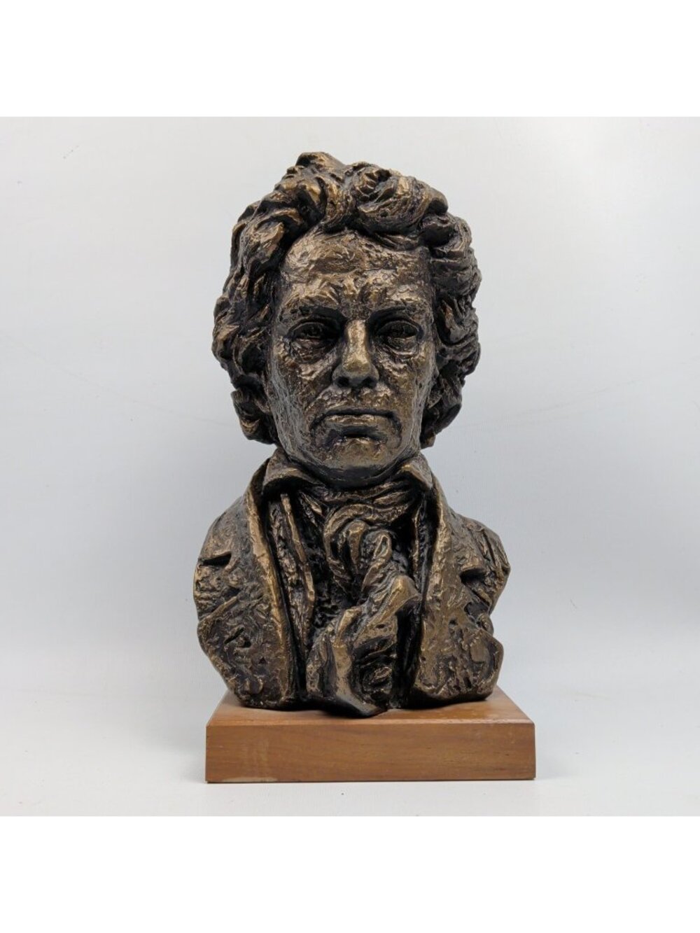 VTG Austin Production Bust Sculpture Ludwig Von Beethoven Edward Schillaci 14"